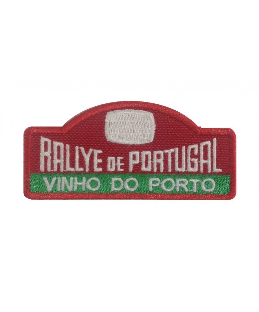 1296 Patch emblema bordado 10x4 RALLY PORTUGAL VINHO DO PORTO