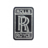 1297 Embroidered patch 9x5 ROLLS ROYCE