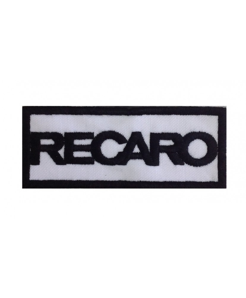 0217 Embroidered patch 10x4 RECARO