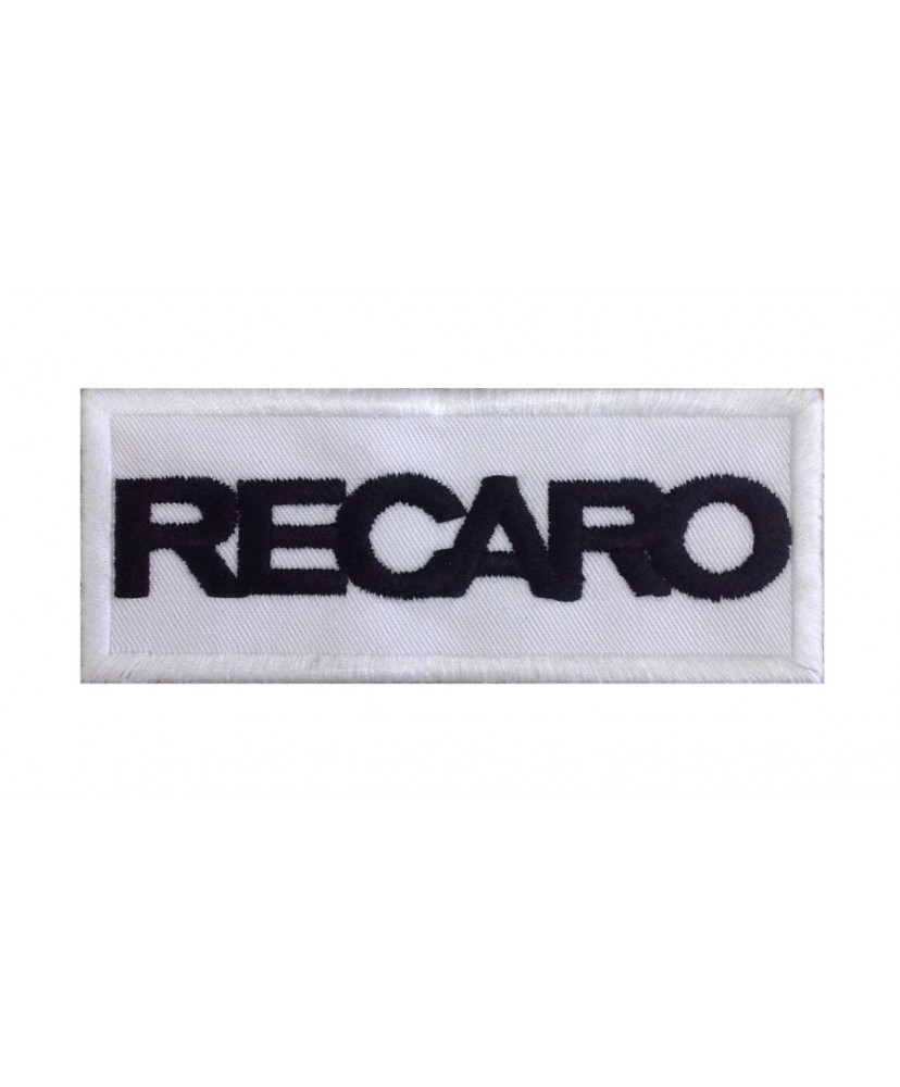 0375 Embroidered patch 10x4 RECARO