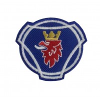 0969 Embroidered patch 6x5 SCANIA