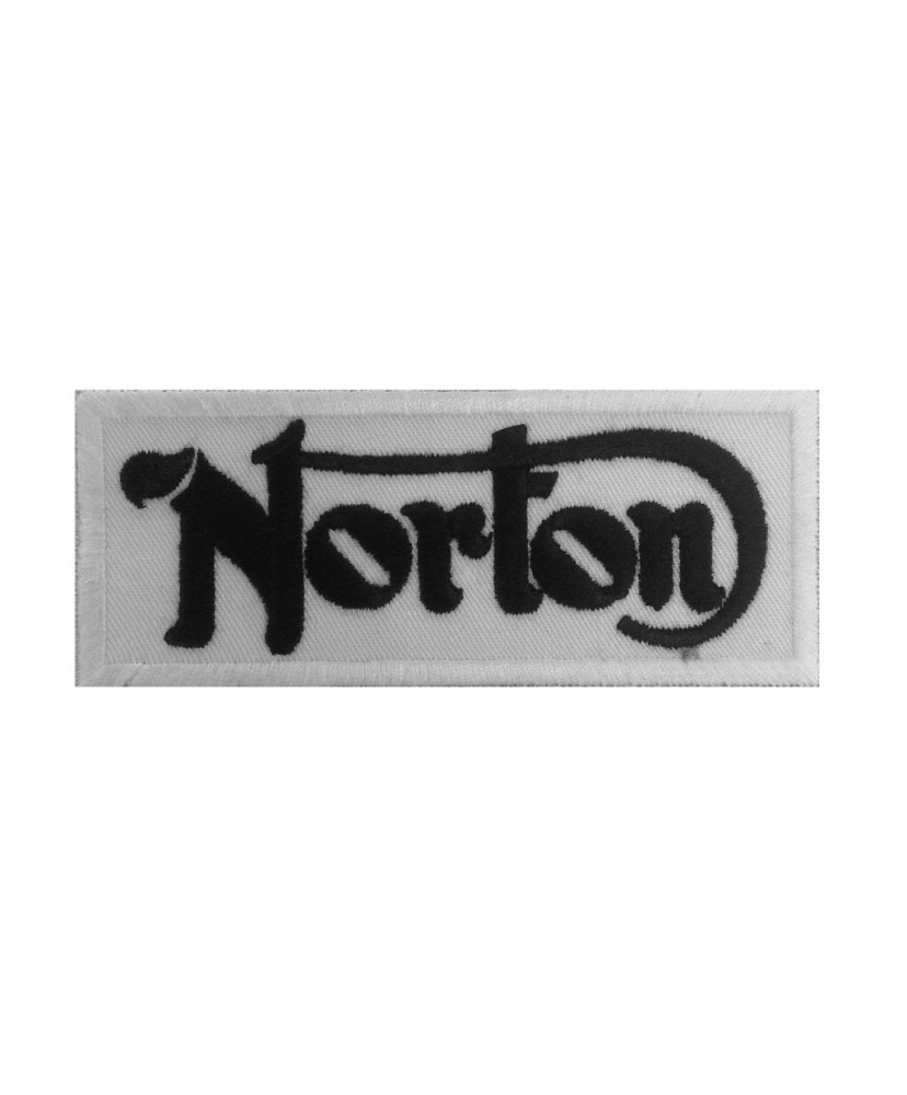 0548 Embroidered patch 10x4 NORTON MOTORCYCLES