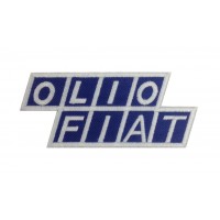 0754 Embroidered patch 12x5 OLIO FIAT