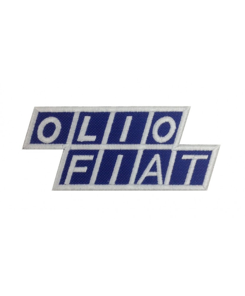0754 Embroidered patch 12x5 OLIO FIAT