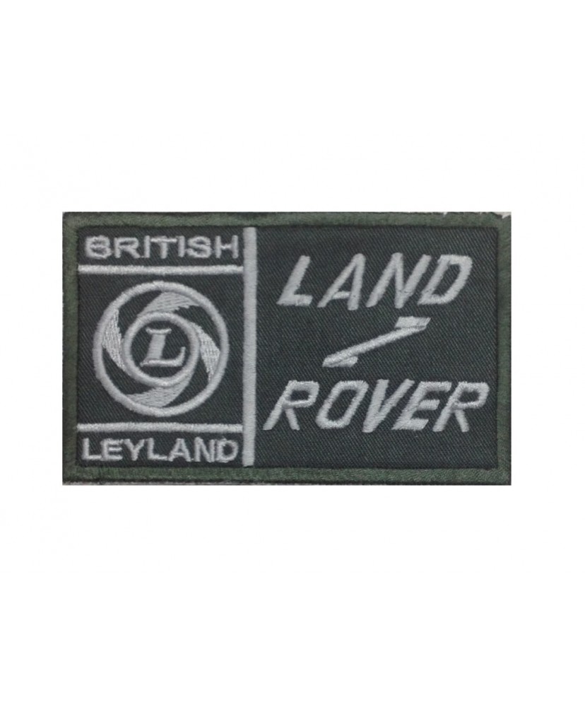 1302 Parche emblema bordado 10x6 LAND ROVER BRITISH LEYLAND