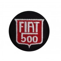 0238 Parche emblema bordado 7x7 FIAT 500