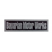 1312 Embroidered patch 11X3 BMW BAVARIAN MOTOR WORKS