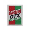 1319 Embroidered patch 8x6 CASTROL GTX MOTOR OIL