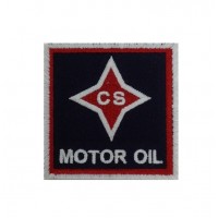 1321 Embroidered patch 7x7 CS MOTOR OIL