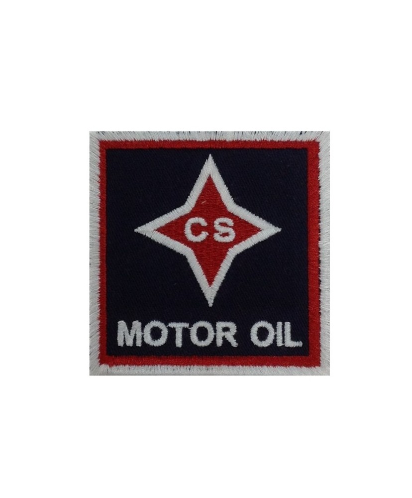 1321 Parche emblema bordado 7x7 ACEITE CS MOTOR OIL