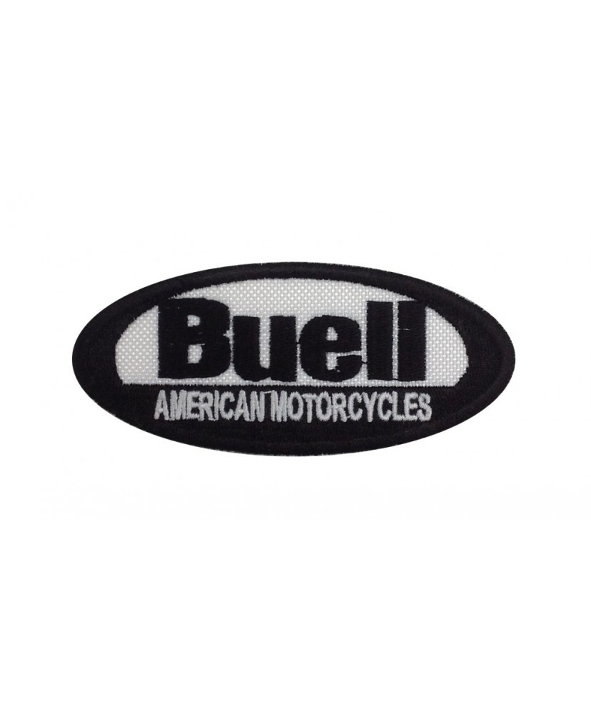 1324 Embroidered patch 10x4 BUELL AMERICAN MOTORCYCLES