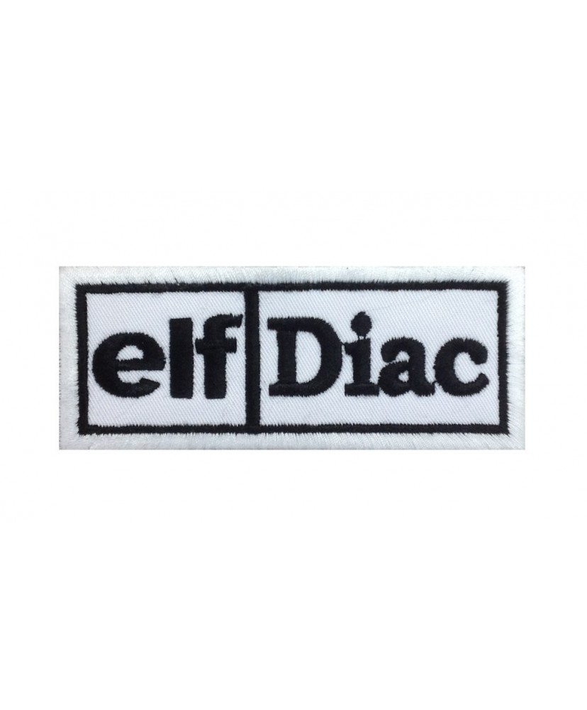 0227 Embroidered patch 10x4 ELF - DIAC Renault 5 maxi turbo