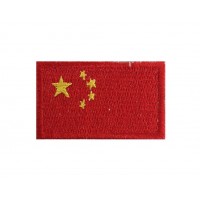 1330 Embroidered patch 6X3,7 flag RP CHINA