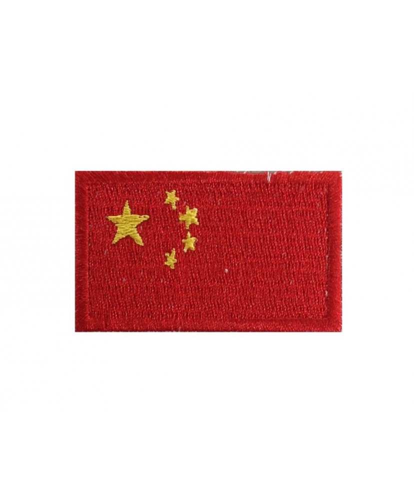 1330 Embroidered patch 6X3,7 flag RP CHINA
