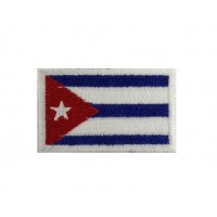1331 Patch emblema bordado 6X3,7 bandeira CUBA