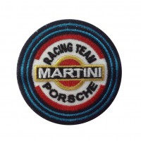 1338 Embroidered patch 7x7 PORSCHE MARTINI RACING TEAM