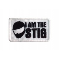1246 Embroidered patch 8x6 I'M THE STIG