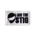 1246 Embroidered patch 8x6 I'M THE STIG