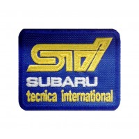 1347 Parche emblema bordado 8x6 SUBARU STI TECNICA INTERNATIONAL