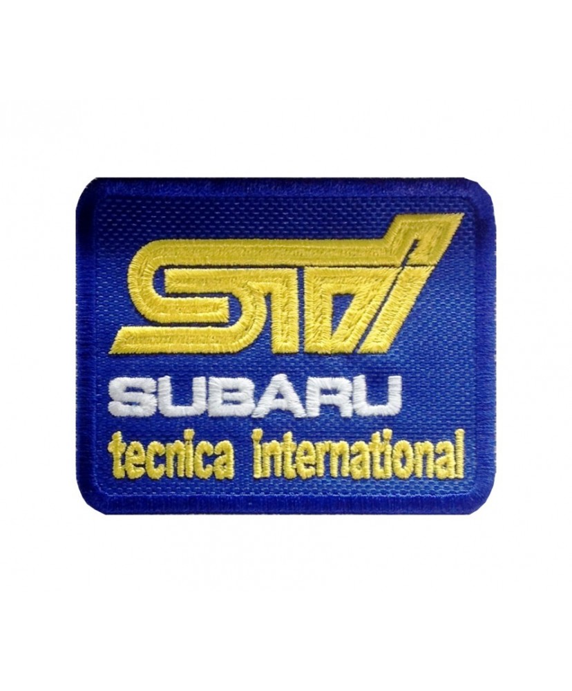 1347 Parche emblema bordado 8x6 SUBARU STI TECNICA INTERNATIONAL