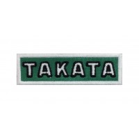 1370 Parche emblema bordado 10x3 TAKATA