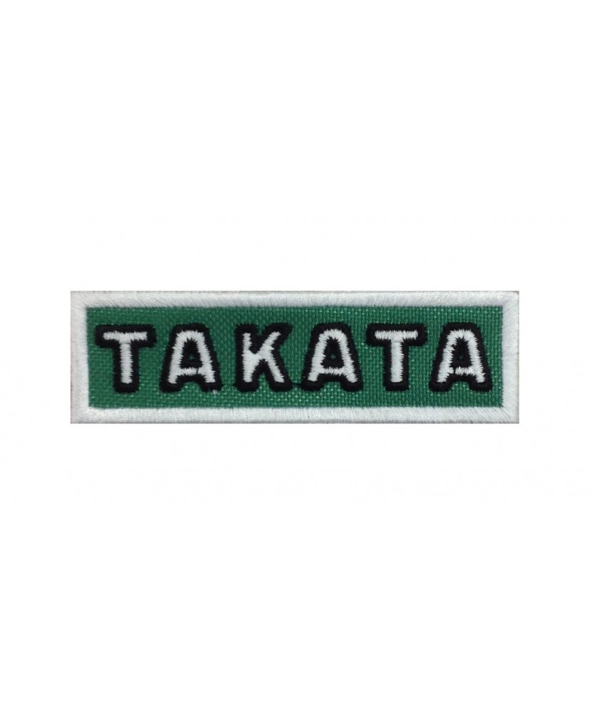1370 Patch emblema bordado 10x3 TAKATA