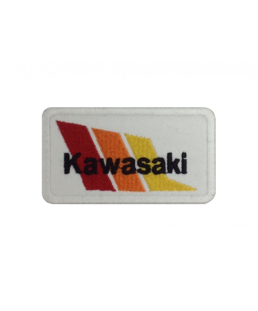 1376 Patch emblema bordado 8X5 KAWASAKI