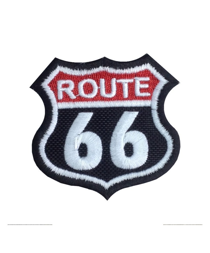 1380 Parche emblema bordado 6X6 ROUTE 66