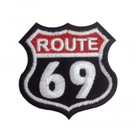 1381 Embroidered patch 6X6 ROUTE 69