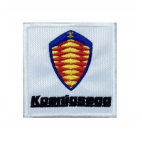 1388 Embroidered patch 7x7 KOENIGSEGG