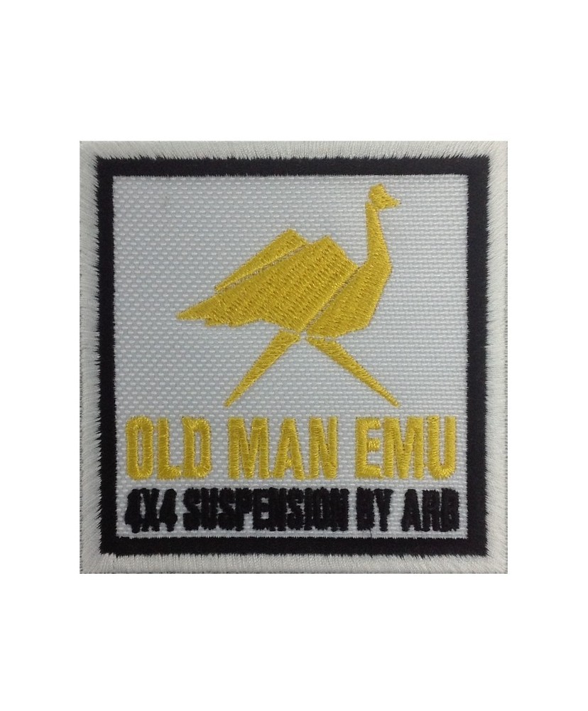 1390 Patch écusson brodé 7x7 OLD MAN EMU 4X4 SUSPENSION BY ARB