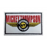 1395 Patch emblema bordado 10x6 MICKEY THOMPSON TIRES AND WHEELS
