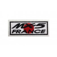 0606 Parche emblema bordado 10x4 MAZDA MX-5 FRANCE