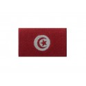 1402 Embroidered patch 6X3,7 flag TUNISIA