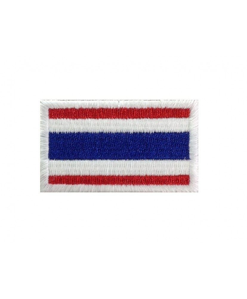 1405 Patch écusson brodé 6x3,7 drapeau THAILANDE