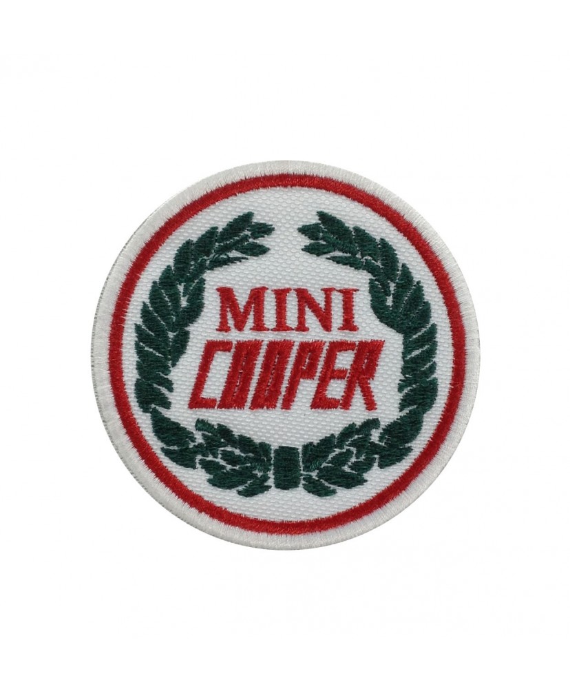1414 Embroidered patch 7x7 MINI COOPER