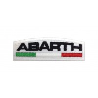 0319 Embroidered patch 8X3 ABARTH ITALY