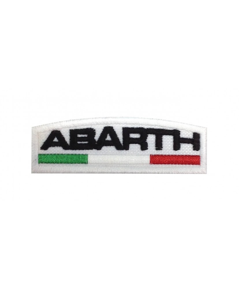 0319 Embroidered patch 8X3 ABARTH ITALY