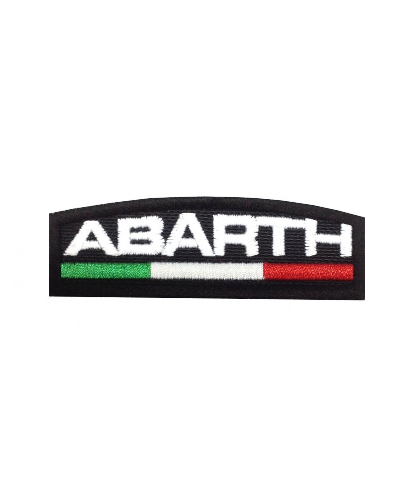 0566 Embroidered patch 8X3 ABARTH ITALY