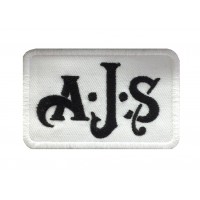 1417 Embroidered patch 9x5  AJS  A. J. Stevens & Co. Ltd 