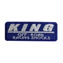 1441 Embroidered patch 10x4 KING OFF ROAD RACING SHOCKS
