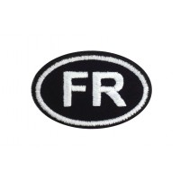 0404 Patch emblema bordado 8X5 FR FRANCIA