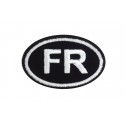 0404 Patch emblema bordado 8X5 FR FRANCIA