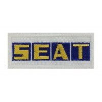 0867 Embroidered patch 10x4 SEAT