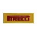 0941 Embroidered patch 8X3 PIRELLI yellow
