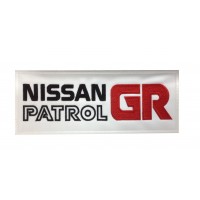 0295 Patch emblema bordado 24x10 NISSAN PATROL GR