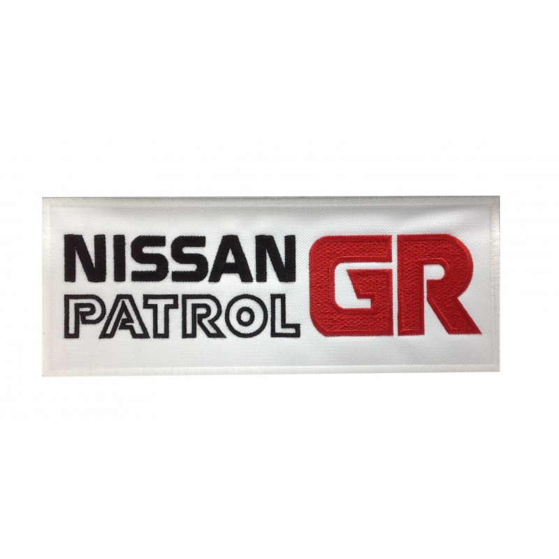 0295 Embroidered Patch 24x10 Nissan Patrol Gr Patcholand
