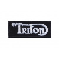 1454 Embroidered patch 10x4 TRITON TRIUMPH NORTON MOTORCYCLES