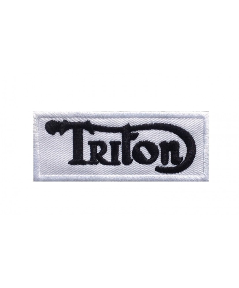 1455 Patch emblema bordado 10x4 TRITON TRIUMPH NORTON MOTORCYCLES