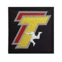 1456 Embroidered patch 7x7 TT ISLE OF MAN THE WORLD'S GREATEST ROAD RACES